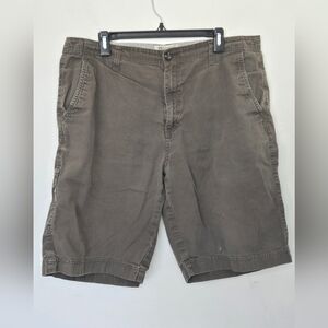 Alpine Design Men’s Brown Cotton Cargo Shorts Size 36 Outdoor Hiking